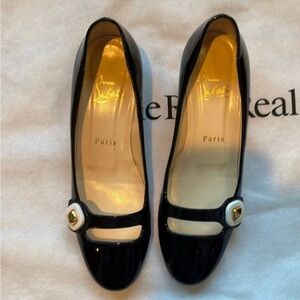 Black Patent Leather Women's Shoes